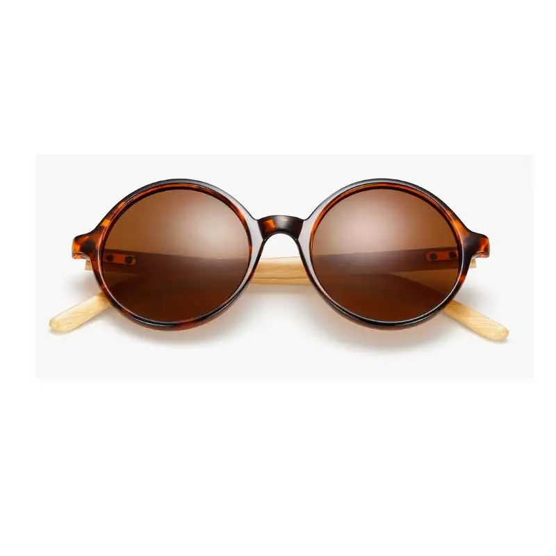 Gafas de sol de bambú|Nuevos productos de moda de los hombres y mujeres de la vendimia retro gafas de sol gafas de madera, marco de madera hecho a mano de la ronda de 1527 5